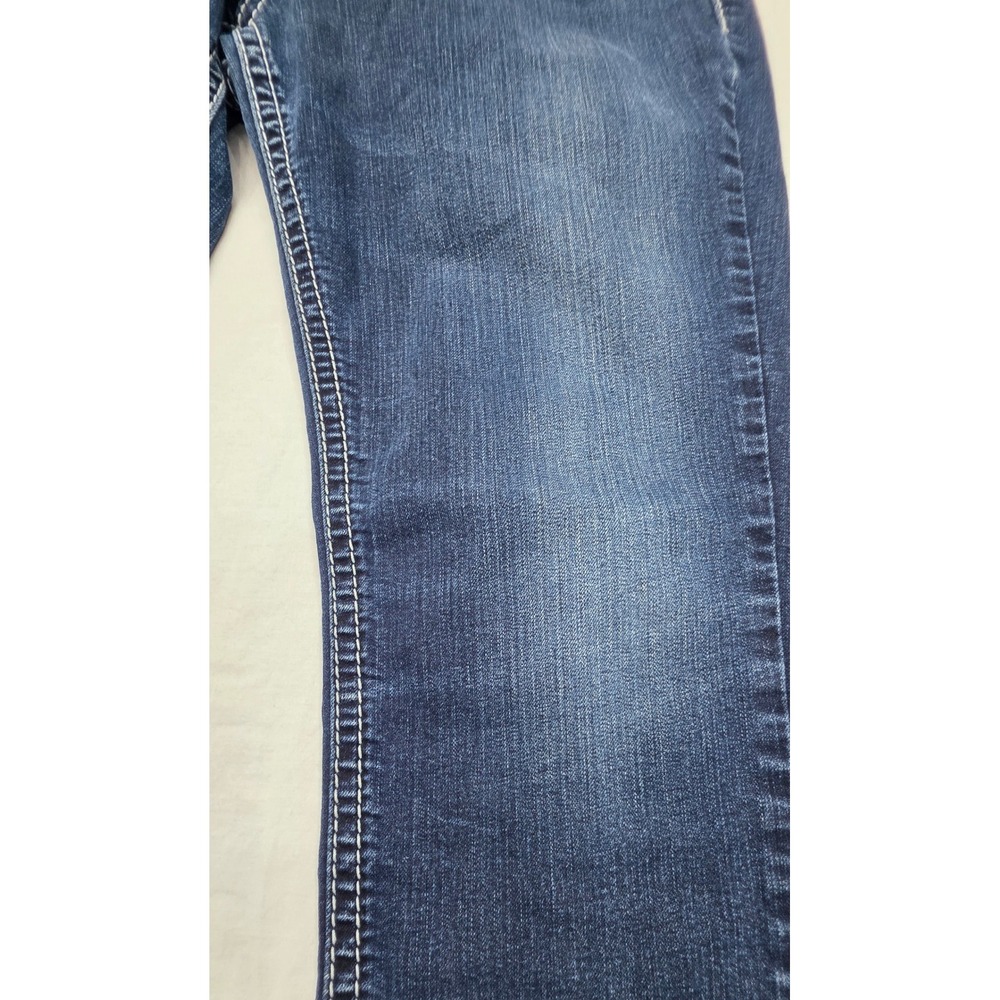 Silver Jeans Co Suki Mid Skinny Dark Wash Women's Denim Super Stretch W33 L31 - Picture 2 of 10